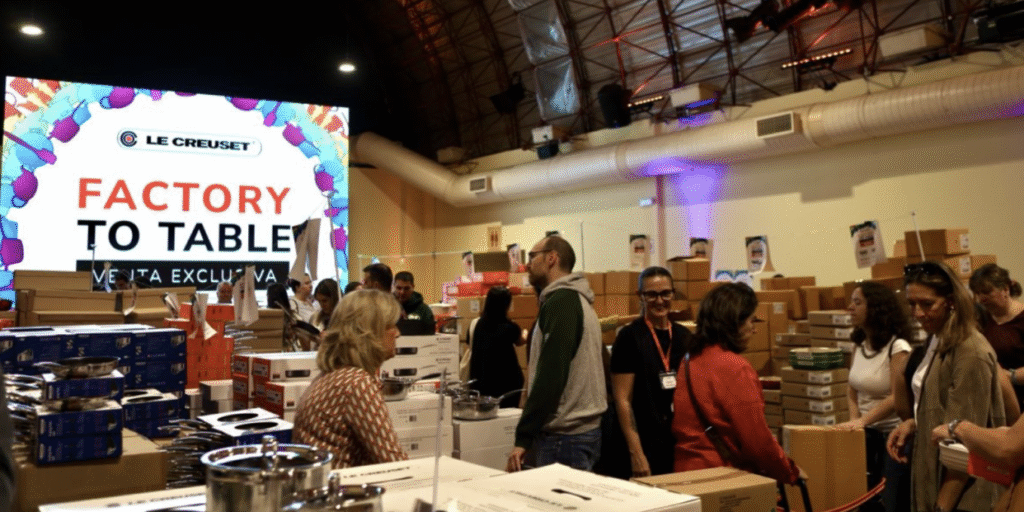 Le Creuset successfully closes his first ‘factory to table’