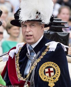 Prince Andrew; his surname has recently appeared without the hyphen (“Mountbatten Windsor”) in some references.