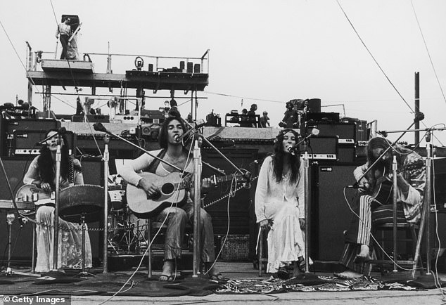 Licorice McKechnie with The Incredible String Band during their late-1960s peak