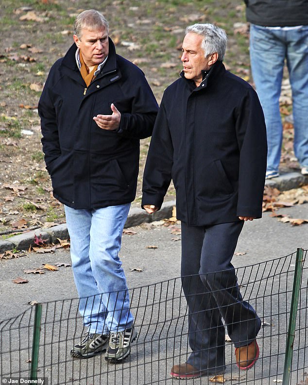 Andrew Mountbatten-Windsor and Jeffrey Epstein together in 2010.