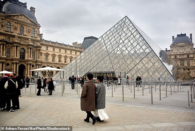 The Louvre Museum in Paris, tied to the daylight theft of French crown jewels