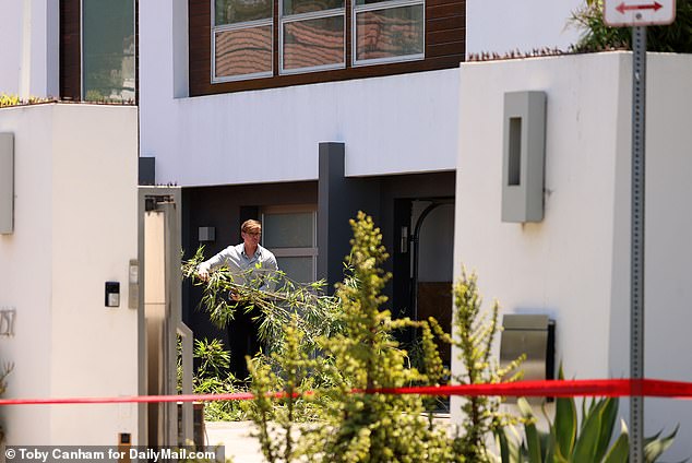 Prosecutors say Boodarian was burglarizing the couple’s Encino home when they returned on July 10