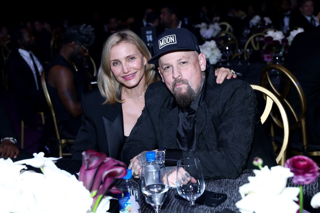 Cameron Diaz and her husband Benji Madden at the REFORM Alliance Casino Night event.