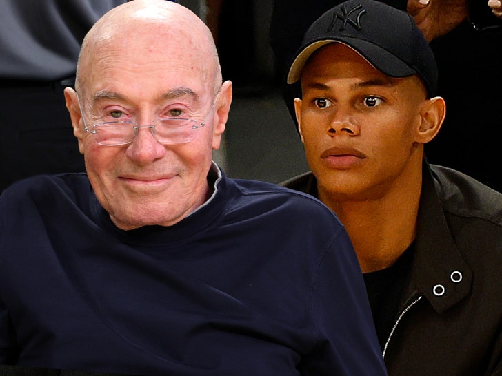 David Geffen and David Armstrong together at an event (Getty Images)