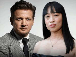 Jeremy Renner and filmmaker Yi Zhou (Getty Images)