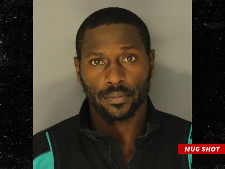 Antonio Brown booking photo released Nov. 6, 2025, credited to the Essex County Department of Corrections.