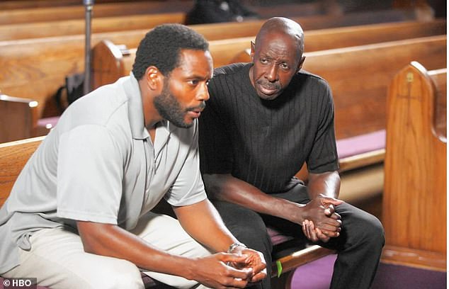 Melvin Williams as The Deacon with Chad Coleman as Cutty in The Wire