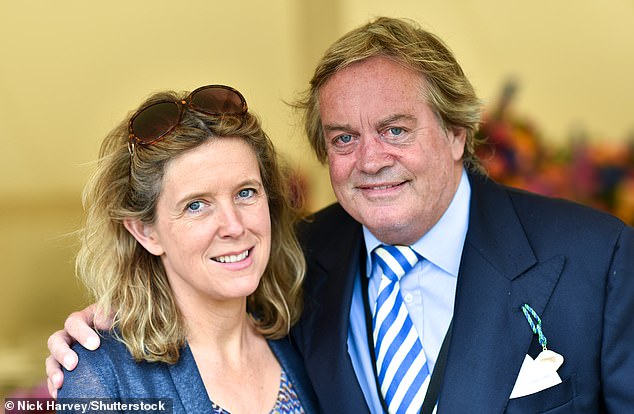 The Duke of Marlborough and Edla Griffiths at the Goodwood Festival of Speed in 2015