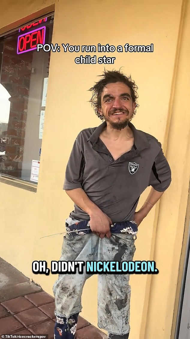 A TikTok clip of Tylor Chase that drew widespread attention to his situation