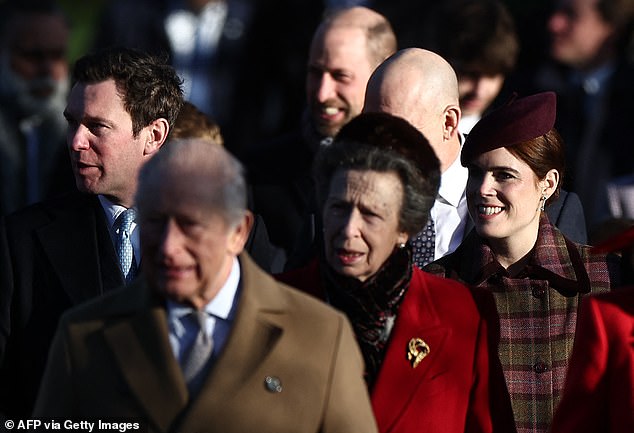 Royals arrive at St Mary Magdalene Church, Sandringham, on December 25, 2025