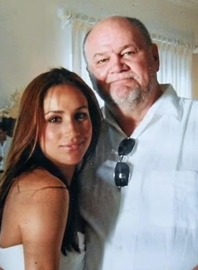 Meghan Markle with her father Thomas Markle in an earlier photo, reflecting their once-close bond