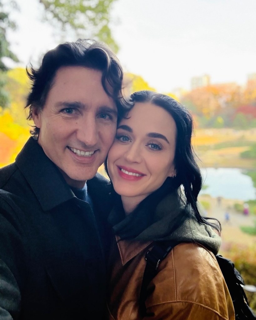 Katy Perry and Justin Trudeau smiling in a selfie posted to Instagram, signaling their relationship is official.
