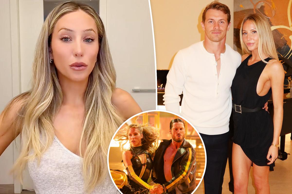 Alix Earle in an image shared by Page Six on X accompanying a post about breakup rumors