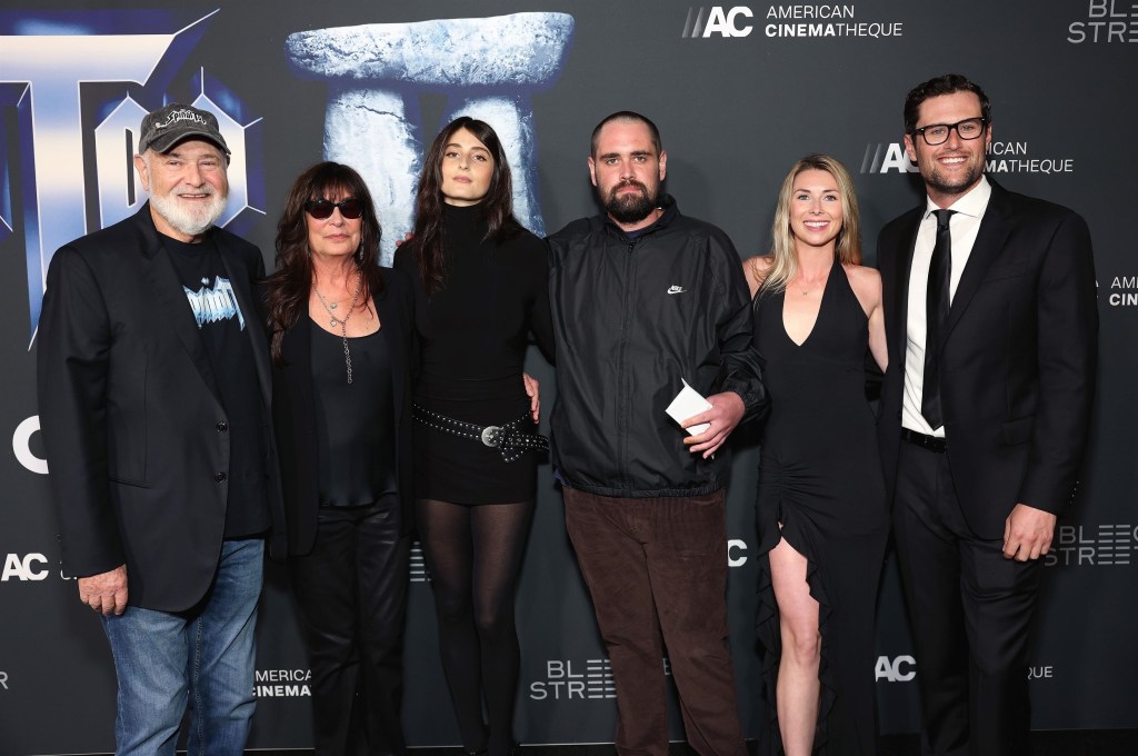 Rob Reiner with wife Michele and their children at the Los Angeles premiere of 'Spinal Tap II: The End Continues' in September.