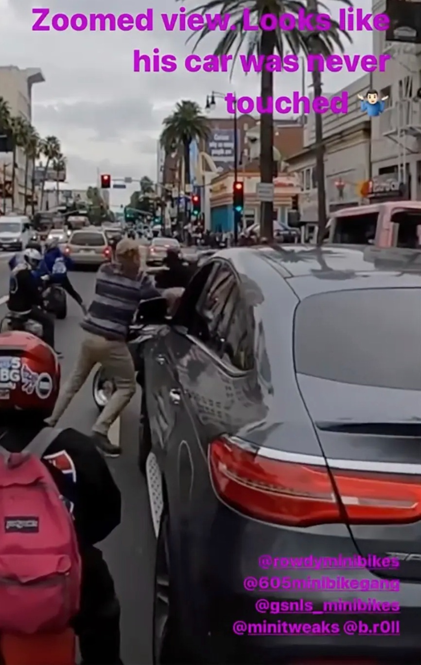 Screengrab from Instagram purportedly showing the Dec. 31, 2023 altercation referenced in the lawsuit.