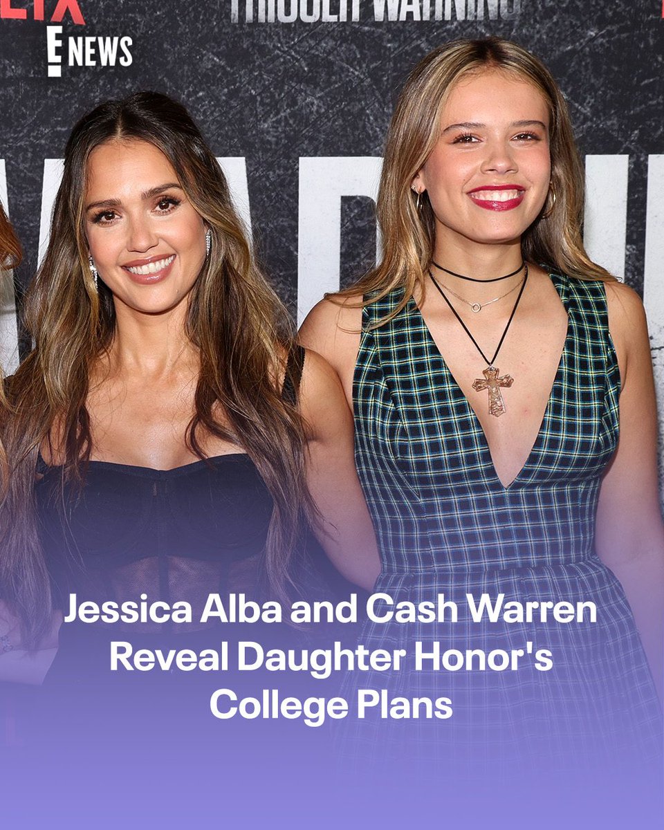 Image shared by E! News alongside a tweet announcing Honor Warren is headed to college.