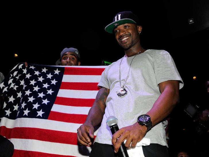 Ray J performing on stage