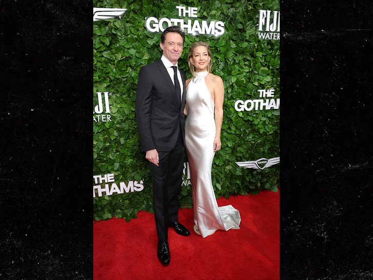 Hugh Jackman and Kate Hudson at the 2025 Gotham Awards (Getty)