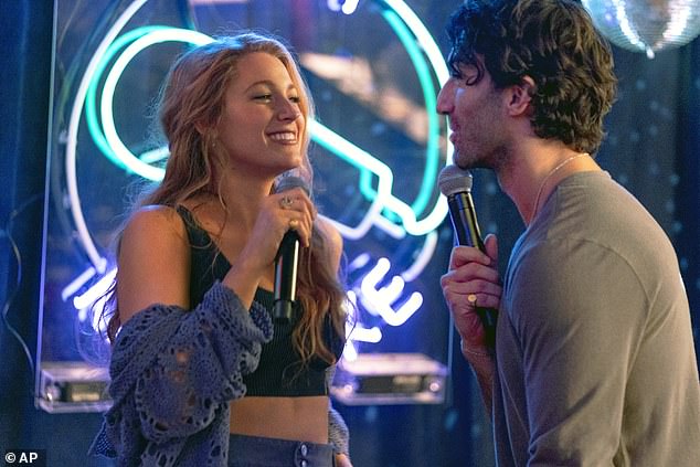 Blake Lively and Justin Baldoni in a still from It Ends With Us as disputes play out off-screen