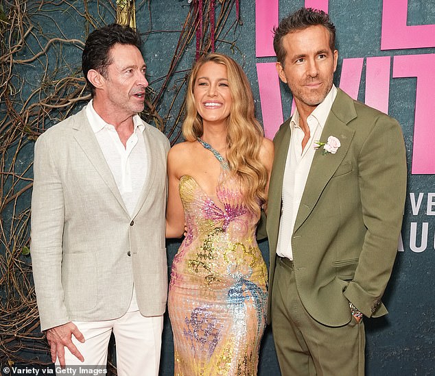 Hugh Jackman and Ryan Reynolds; some outlets speculate Jackman is keeping his distance amid the drama.