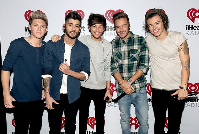One Direction in 2013: Niall Horan, Zayn Malik, Louis Tomlinson, Liam Payne and Harry Styles