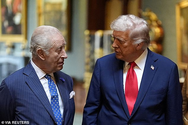 During his state visit last year, US President Trump described King Charles as 'my friend'.