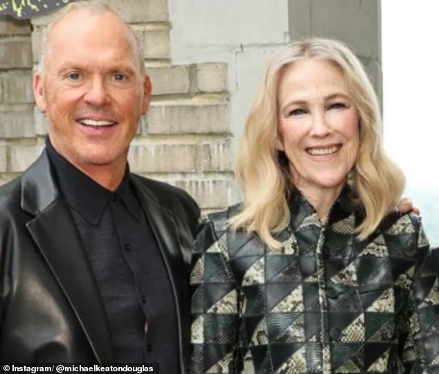 Michael Keaton with Catherine O'Hara