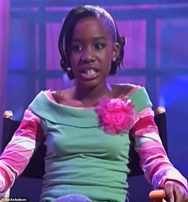 Kianna Underwood as a child performer on Nickelodeon's All That
