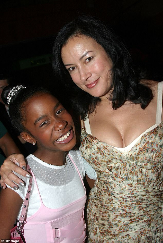Kianna Underwood on opening night of Hairspray with actress Jennifer Tilly
