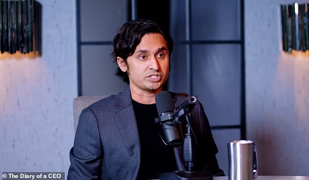 Steven Bartlett with Dr Alok Kanojia discussing male loneliness on Diary of a CEO