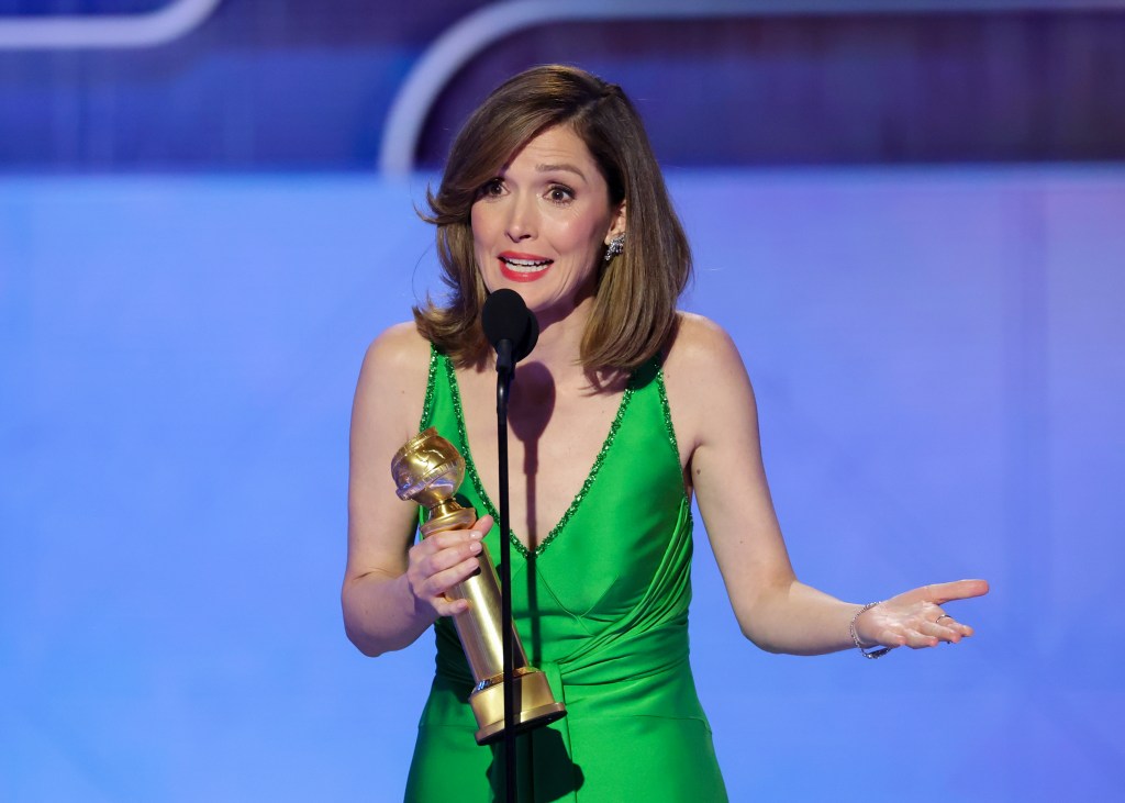 Rose Byrne at the 2026 Golden Globes.