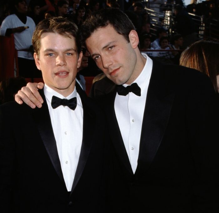 Ben Affleck and Matt Damon at the 71st Academy Awards