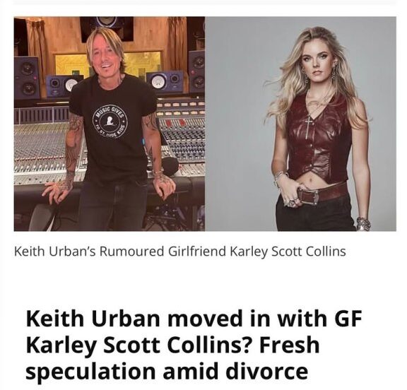 Karley Scott Collins shares an Instagram Story denying rumors she's dating or living with Keith Urban.