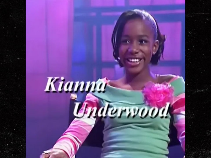 Kianna Underwood during her Nickelodeon years