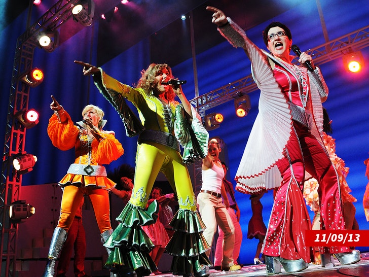 Mamma Mia! stage performance on Broadway