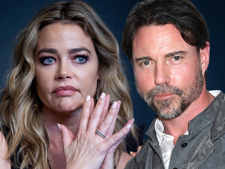 Denise Richards and Aaron Phypers, composite image (Getty)