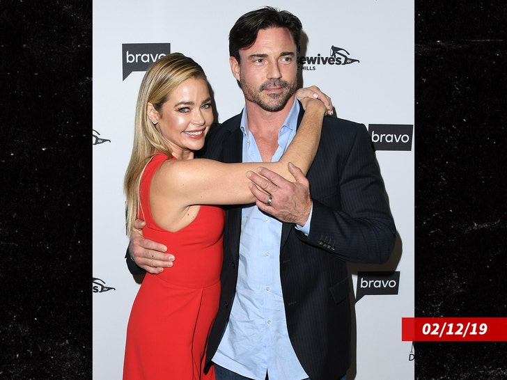 Denise Richards and Aaron Phypers together at an event (Getty)