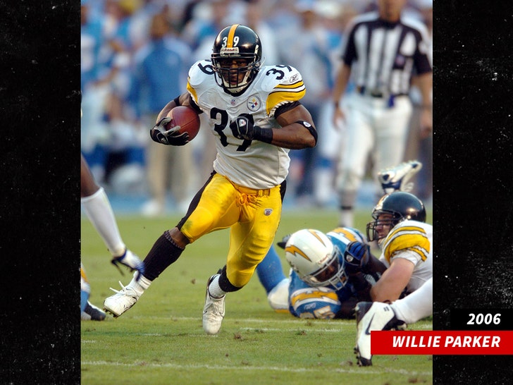 Willie Parker during his playing days with the Pittsburgh Steelers