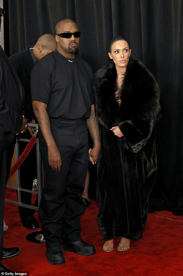 Bianca Censori and Kanye West pictured together