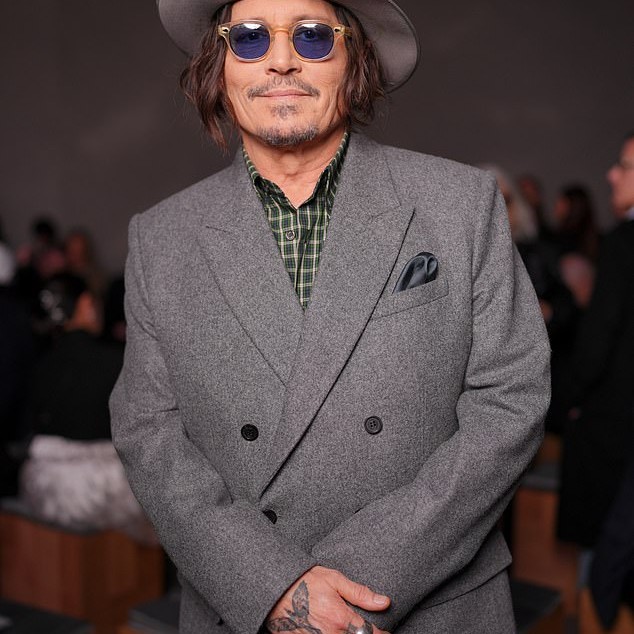 Johnny Depp let Eric Dane live 'rent-free in one of his LA homes' as he tried to ease his financial worries in the months before his death (pictured in October) - Daily Mail US