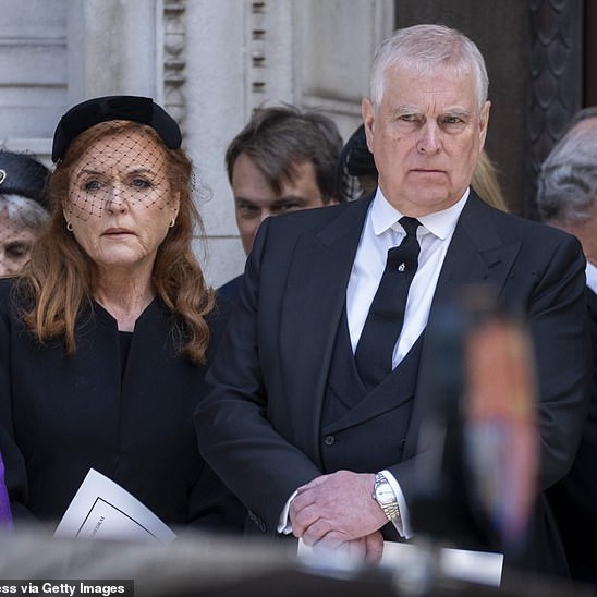 Meanwhile on September 16 2025, she attended the funeral of Katharine, Duchess of Kent, at Westminster Cathedral with Andrew - Daily Mail US
