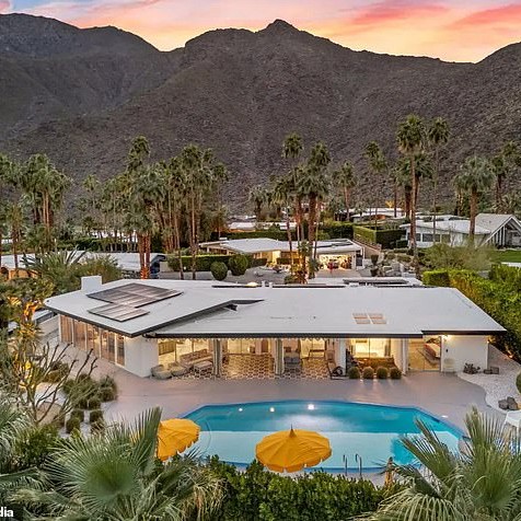 A stunning mid-century modern home in Palm Springs once owned by Hollywood Golden Age icon Marilyn Monroe has been put on the market - Daily Mail US