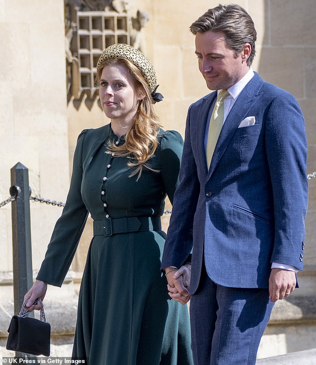 Princess Beatrice with her husband Edoardo Mapelli Mozzi