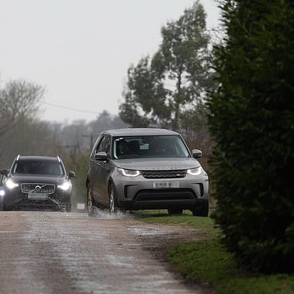 A convoy of cars was seen driving close to Wood Farm shortly before it was revealed that Andrew had been arrested. He remains in custody - Daily Mail US