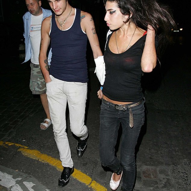 Amy Winehouse's troubled ex-husband Blake Fielder-Civil may not even know the mother of his two children has recently died (Pictured together in 2007) - DailyMailUS