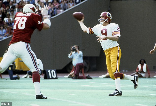 Jurgensen was a five-time Pro Bowler and an All-Pro in 1961 across 18 seasons in the NFL.