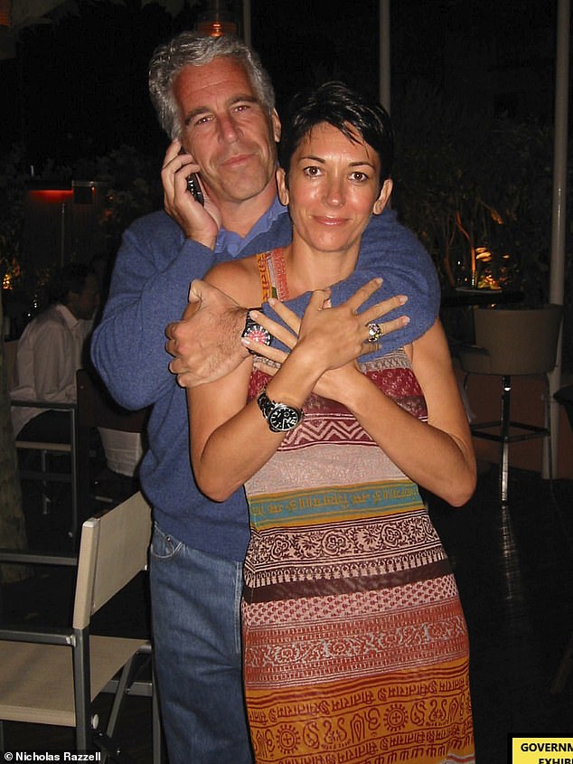 Jeffrey Epstein with Ghislaine Maxwell