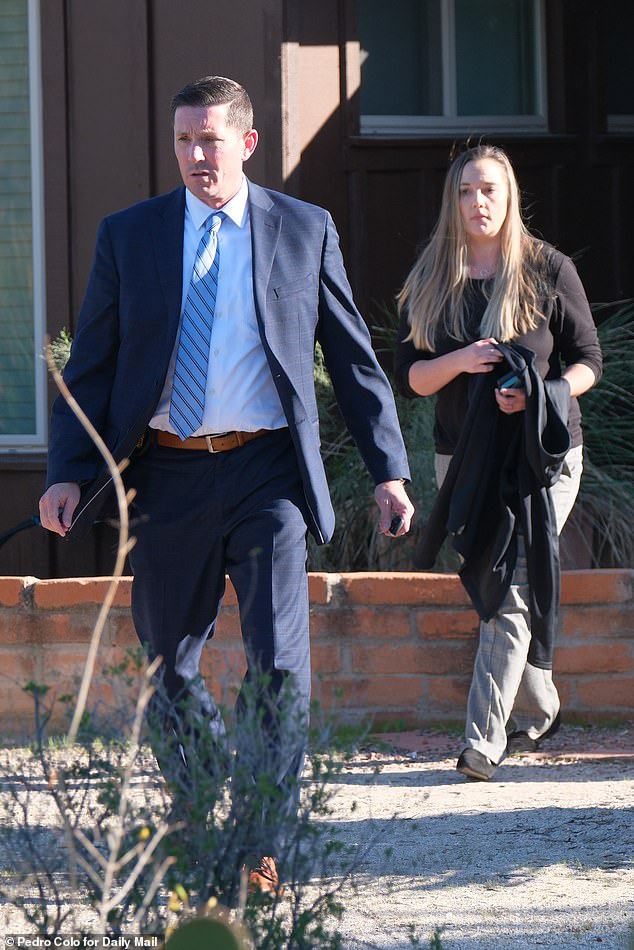 FBI agents outside Annie Guthrie's Tucson, Arizona home amid the search for Nancy Guthrie