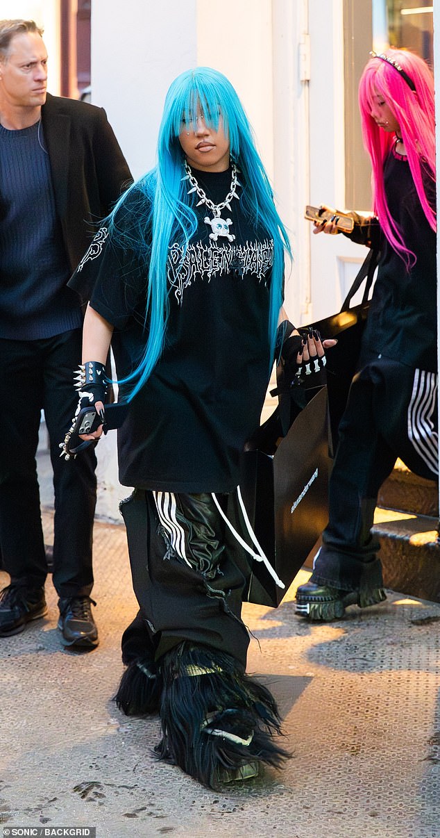 North West, 12, in New York City amid reports of her NOR11 fashion and jewelry trademarks