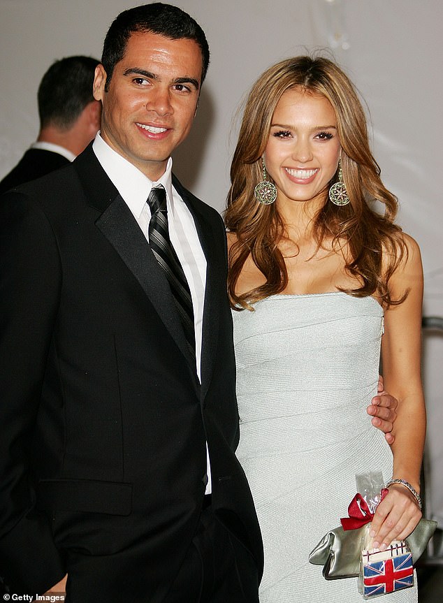 Jessica Alba and Cash Warren pictured together in 2006, two years before their 2008 courthouse wedding.